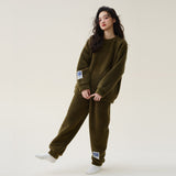 Women's Coral Fleece Thickened Pajamas Fleece-lined Loungewear